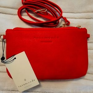Rosemunde Copenhagen red clutch